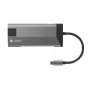 NATEC Fowler Plus USB Type-C juodai pilkas MicroSD SD centras