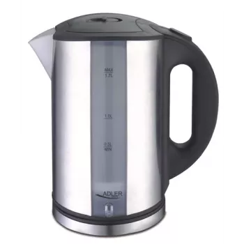 Adler AD 1216 elektrinis virdulys 1.7 L juodas, sidabrinis 2200 W