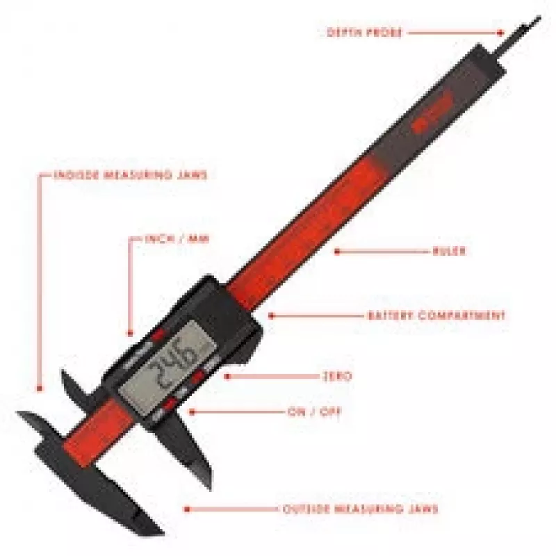 Thermal Grizzly TG Caliper – skaitmeninis slankmatis, 150 mm (TG-CAL-150)