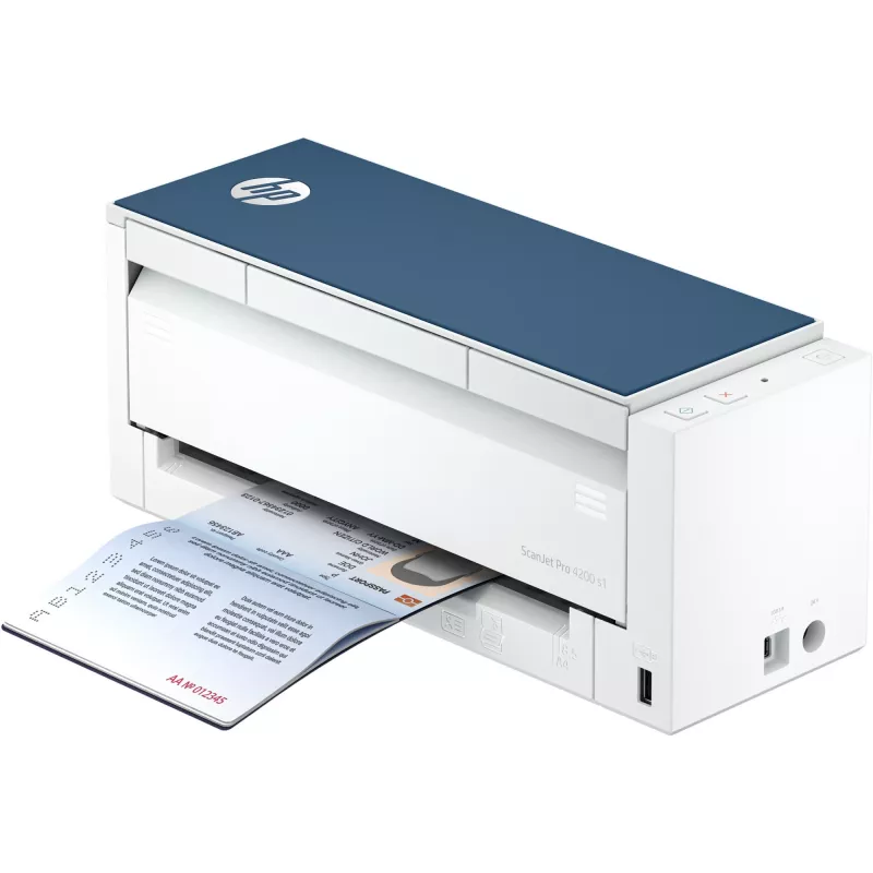 ADF skaitytuvas HP ScanJet Pro 4200 s1 600 x 600 DPI A4 mėlyna balta