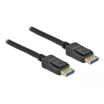 Delock DisplayPort kabelis, DisplayPort (M) į DisplayPort (M), DisplayPort 2.0, 1,0 m, palaiko 10K 60 Hz (10 240 x 4320), juoda (80261)