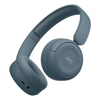 Ausinės JVC HA-S59W – belaidės ir laidinės Bluetooth, antausinės, lankeliu, 20–20000 Hz, 1,2 m laidas, mėlynos