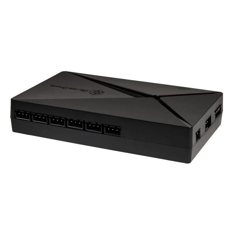 SilverStone SST-LSB02-E – ARGB LED šakotuvas, valdiklis – juodas