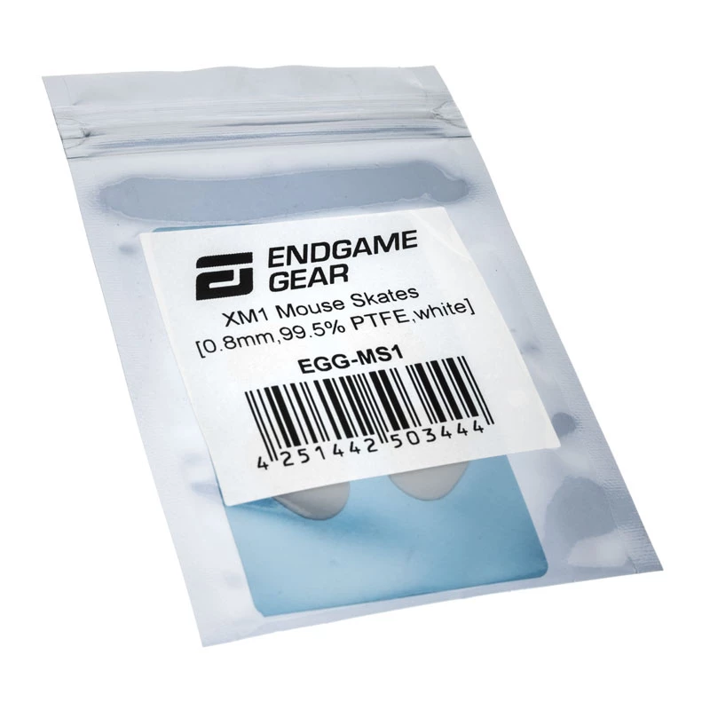 Pelės slidės Endgame Gear XM1, 99,5 % PTFE, baltos – vienas rinkinys