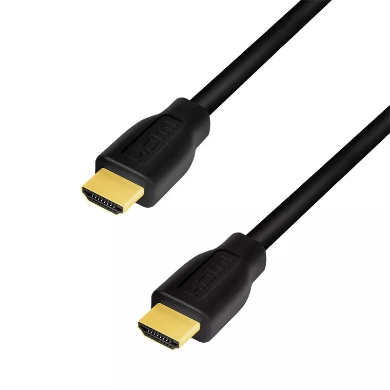 LogiLink CH0103 HDMI AV laidas, juodas, 5 m, 1x HDMI kištukas – 1x HDMI kištukas