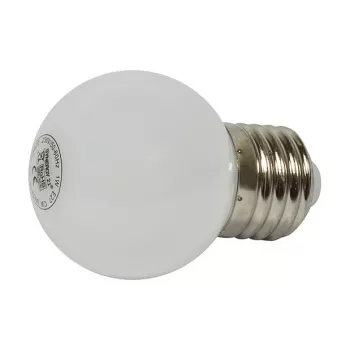 Synergy 21 LED Retrofit E27 lašo formos lemputė G45 šilta balta 1 W, skirta girliandai