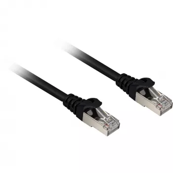 Tinklo laidas Sharkoon Cat.6a S/FTP RJ-45 Cat6a 0,25 m Juodas