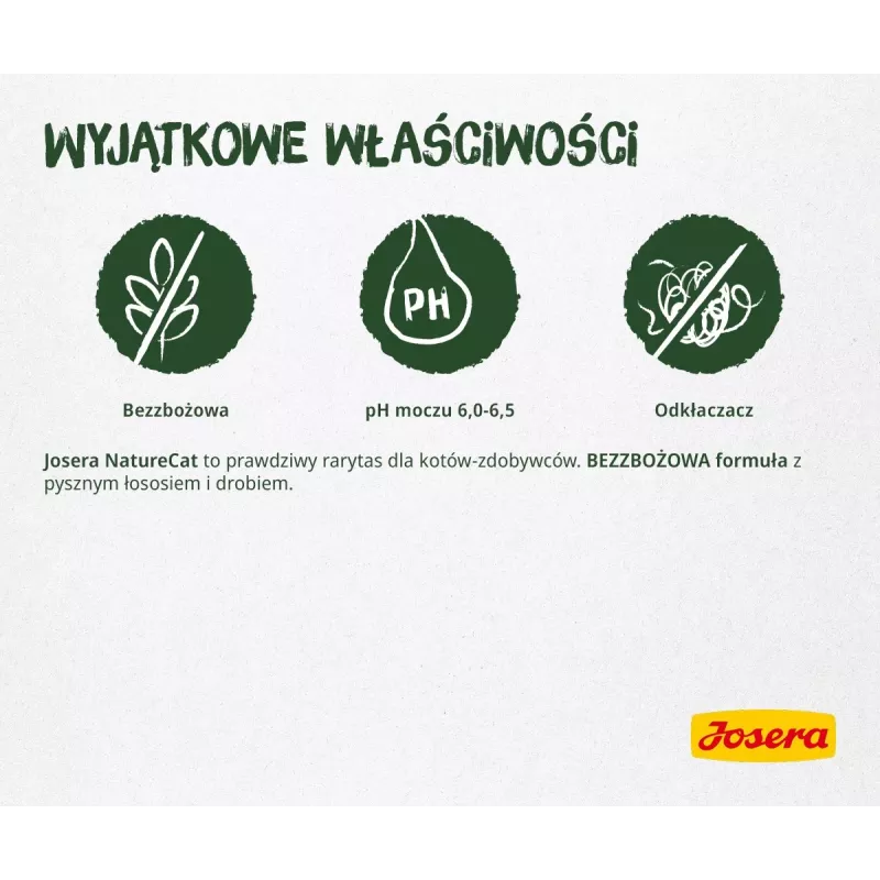Sausas kačių ėdalas Josera NatureCat su žuvimi 10 kg