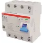 ABB Stotz S&J liekamosios srovės grandinės pertraukiklis B tipas 4P 63A, 300mA, 3kA, 4TE F204B-63/0,3-4TE (2CSF204568R3630)
