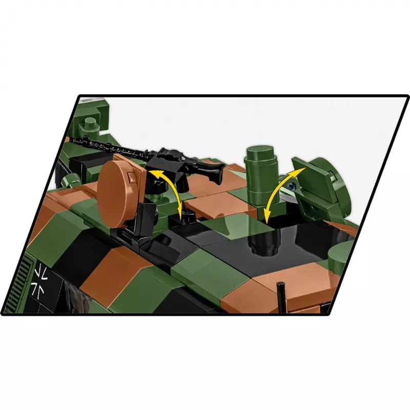 Konstruktorius COBI Panzerhaubitze 2000 1006 dalių Ginkluotosios pajėgos