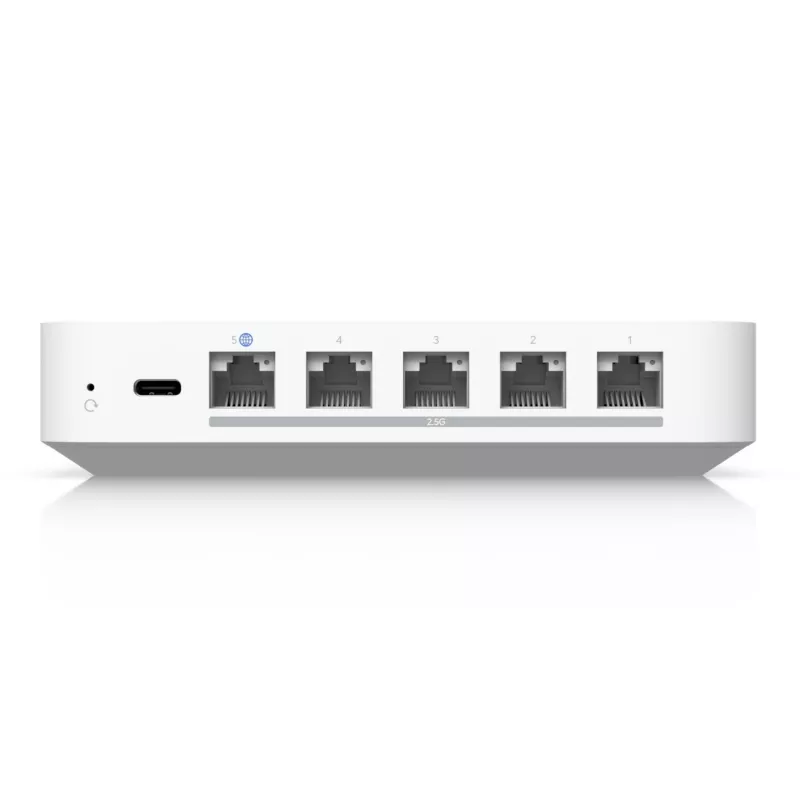 Ubiquiti UCG-MAX-EU Valdiklis, Šliuzas, 512 GB NVMe SSD, 4x 2.5G LAN, 1x 2.5G WAN