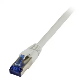 Pataisos laidas RJ45 CAT6A 500MHz 0,25m pilkas S-STP (S/FTP) TPE/LSZH (Superflex) AWG26 Synerg
