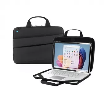 Mobilis THE ONE – Dėklas nešiojamam kompiuteriui – clamshell, 20% perdirbta medžiaga – Patvarus – 12,5–35,6 cm (14 inch) – Juodas (003067)