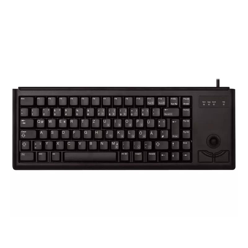 CHERRY G84-4400 klaviatūra Universal USB QWERTY US English Juoda