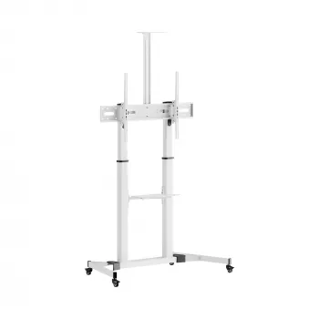 Sbox FS-3610 Grindinis stovas itin dideliems LED televizoriams 60-100 colių 100 kg Baltas