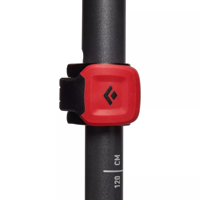 Trekking lazdos Pursuit S/M, Fitness Device pilka/raudona, 1 pora, 100-125 cm