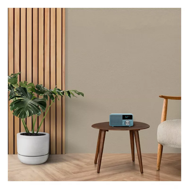 Sangean DDR-7 Norse Blue asmeninis stalo radijo imtuvas, DAB+, FM, AUX, Bluetooth, turkio spalva
