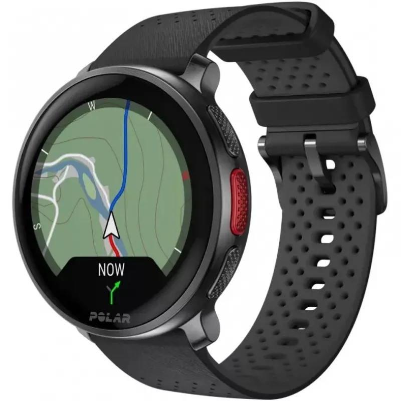 Polar Vantage V3 - Aliuminis - Sportinis laikrodis su dirželiu - Silikoninis - Ekranas 3,5 cm (1,39 colio) - 32 GB - Bluetooth - 57 g - Night Black (900108890)