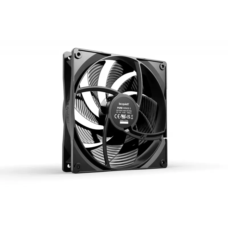 be quiet! Pure Wings 3 140mm PWM high-speed korpuso ventiliatorius 14 cm juodas 1 vnt.