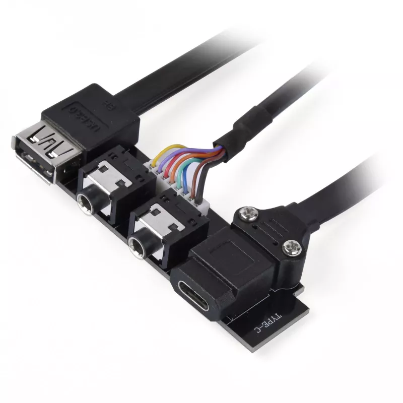 Priekinio skydelio USB Type-C (USB 3.1 Gen 2) atnaujinimo rinkinys SILVERSTONE SST-G11313530-RT
