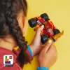 LEGO 71780 NINJAGO Kainio lenktyninis automobilis EVO 2v1 lenktynių automobilio modelis į visureigį, statybos rinkinys vaikams nuo 6 metų