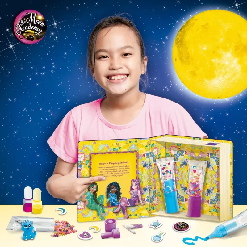 Mėnulio žymeklių rinkinys Liscianigiochi Moon Academy – 4 spalvų komplektas (304-PL110568)