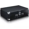 Lenco TT-115 juodas patefonas su diržine pavara, Bluetooth, USB-A, 3,5 mm ausinių lizdas, 4 W RMS, 33/45/78 aps./min.