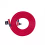 Sbox USB->Micro USB 90 M/M 1,5m USB-MICRO-90R braškinė raudona