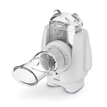 Nešiojamas ultragarsinis inhaliatorius neno Atemo 36 / 5 000 – baterija/USB, vaikams, su kandikliu ir vaikiška kauke