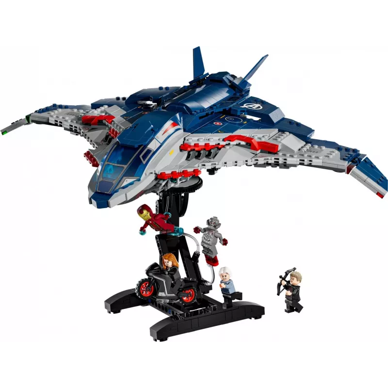 LEGO Quinjet konstruktorius 76325 — Marvel, 1131 dalių, 5 minifigūrėlės, nuo 12 metų, 280×450×300 mm