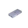 KVM jungiklis Unitek V307A USB HDMI 2 prievadai 4K Ultra HD 3840x2160@60Hz HDCP 2.2, metalinis korpusas, pilka