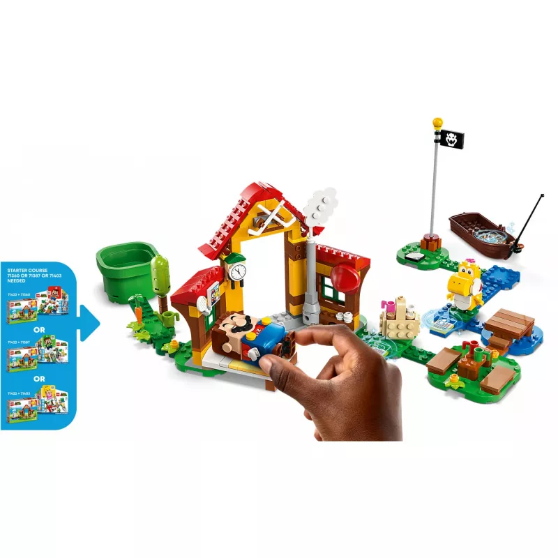 LEGO SUPER MARIO 71422 Plėtinio rinkinys – Piknikas prie Mario namų