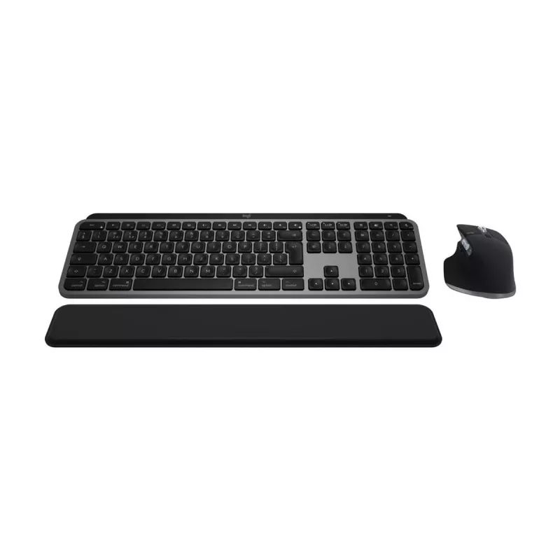 Logitech MX Keys S Combo for Mac, belaidis, DE-Išdėstymo klaviatūros ir pelės rinkinys, optimizuotas macOS