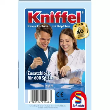 Kniffelblock kauliukų žaidimas