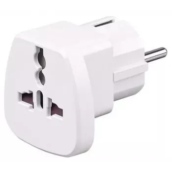 Microconnect PETRAVEL universalus kištukinis adapteris kelionėms Baltas