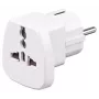 Microconnect PETRAVEL universalus kištukinis adapteris kelionėms Baltas