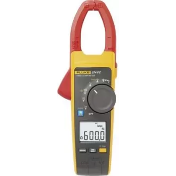 Fluke 374 FC skaitmeninis spaustuvinis multimetras, CAT III 1000 V, CAT IV 600 V, rodmuo 6000 skaitmenų (4696001)