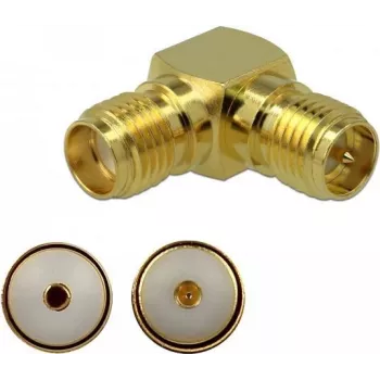 Koaksialinis adapteris SMA / RP-SMA DeLOCK 89965, 50 Ω, auksinis