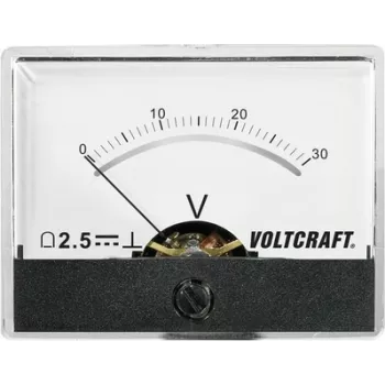 Voltcraft AM-60X46/30V/DC nuolatinės srovės nuokrypio matuoklis 30 V