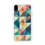 Mobilaus telefono dėklas iKins, skirtas iPhone XR — Mosaic Black apsauginis dangtelis