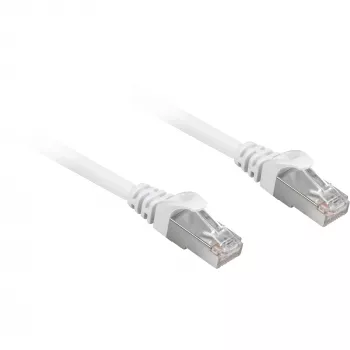 Tinklo kabelis Sharkoon Cat.6a S/FTP RJ-45 15 m Baltas