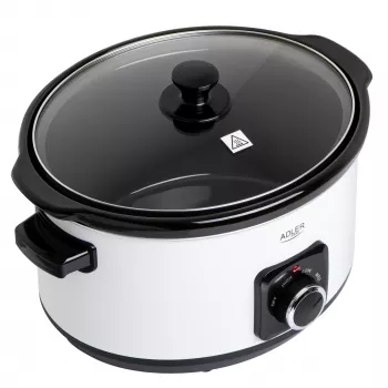 Lėtai verdantis puodas Adler AD 6413r, 5,8 L, baltas