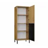 KAMARO 2DK plonas/GŁ ąžuolas ARTISAN DISPLAY CABINET