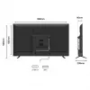 109,2 cm (43 inch) JAPANNEXT JN-IPS430UHD60F 4K IPS 60Hz HDMI USB WLAN Garsiakalbiai Juodas