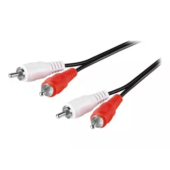 Goobay Stereo RCA laidas 2x RCA | 50030 | 2 RCA kištukai (kairė/dešinė) | 2 RCA kištukai (kairė/dešinė)