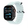 Apple 49 mm Ice Blue Ocean Band – Black Titanium Finish