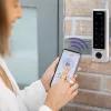 Qoltec 52448 spynų rinkinys TITAN su pirštų atspaudų skaitytuvu | RFID | BT 4.0 | Kodas | Kortelė | Raktų pakabukas | Durų skambutis | IP68 | EM
