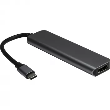USB-C adapteris Inter-Tech H-469-1 5-in-1 5000 Mbit/s HDMI