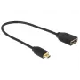 HDMI laidas DeLOCK 0,2 m HDMI-A / HDMI Micro-D