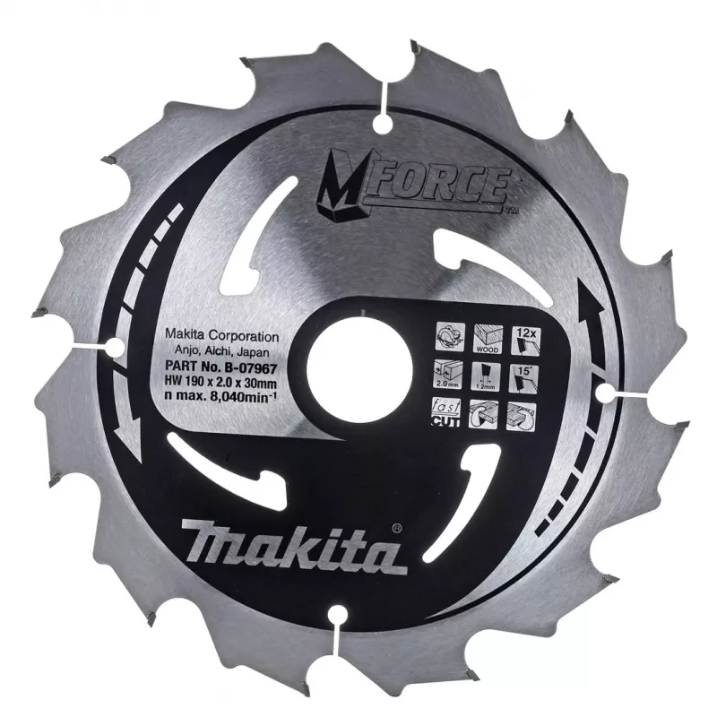 Makita HS7611 nešiojamasis diskinis pjūklas 19 cm 5500 aps./min 1600 W